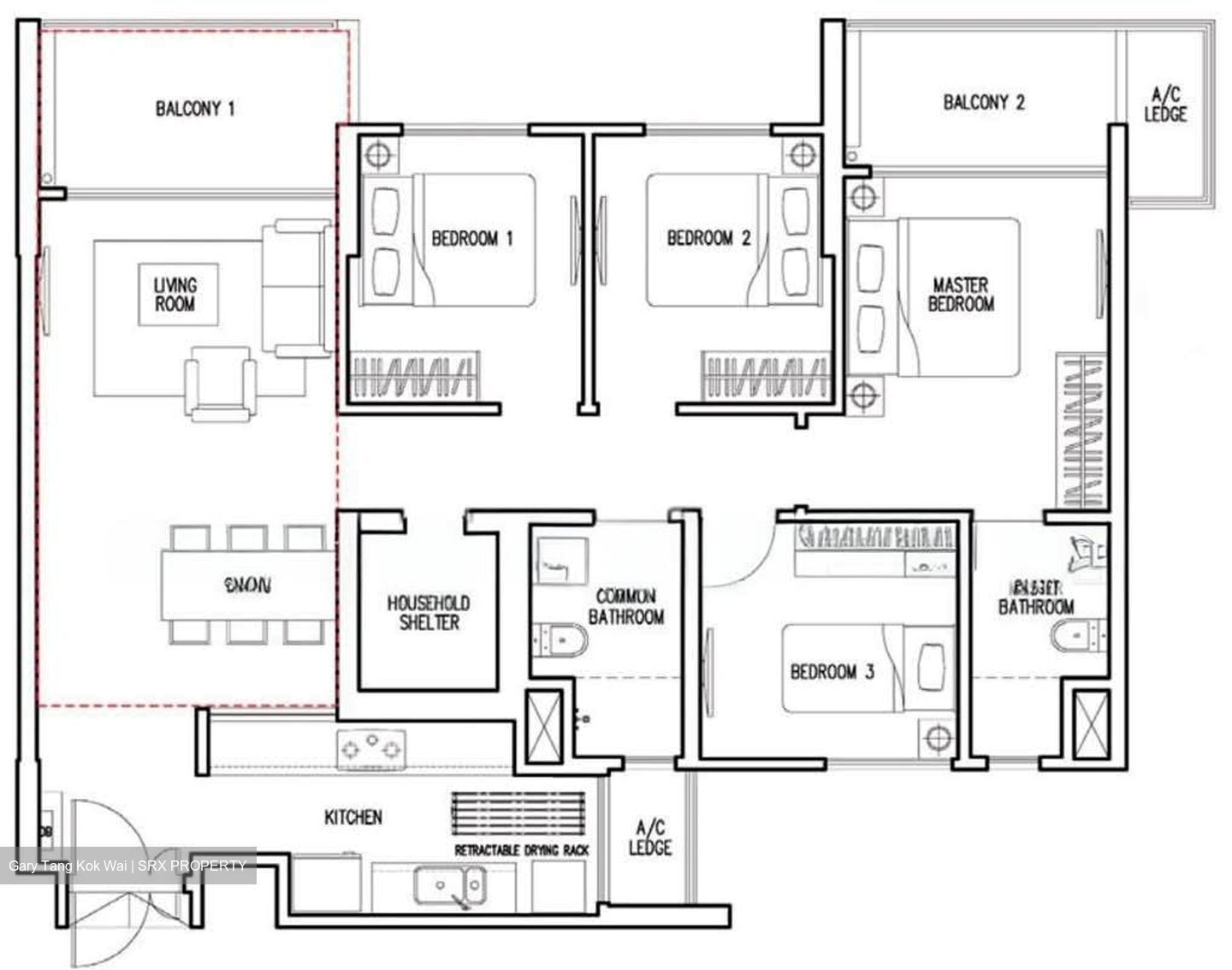 Blk 475A Parkland Residences (Hougang), HDB 5 Rooms #543567421